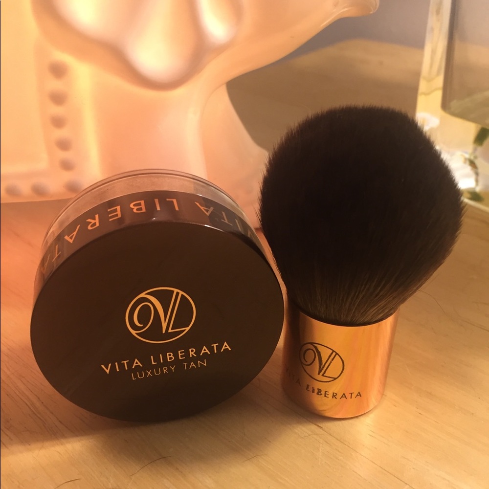Vita Liberata Luxury Tan Mineral Powder w/ brush